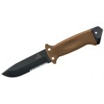 چاقوی سفری گربر مدل LMF II Ingantry Coyote Brown