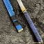 کاتانا شینکن طرح ژاپنی blue-katana