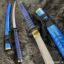 کاتانا شینکن طرح ژاپنی blue-katana